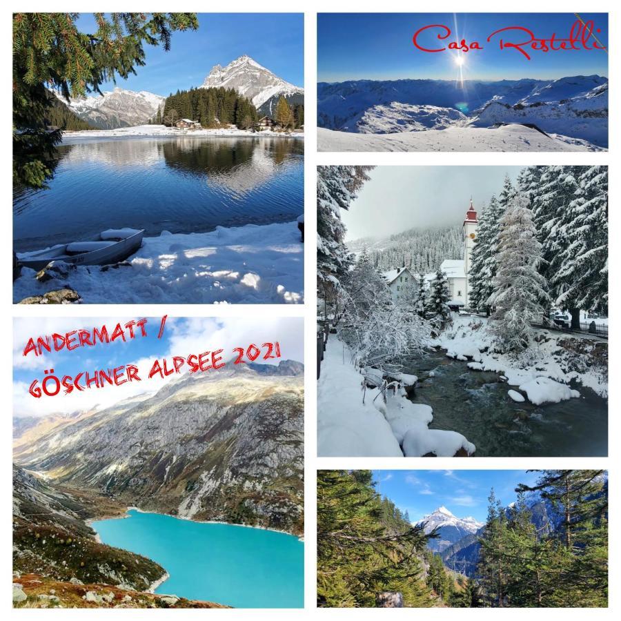 Casa Restelli Og - Nahe Andermatt Gotthard Gurtnellen Eksteriør bilde
